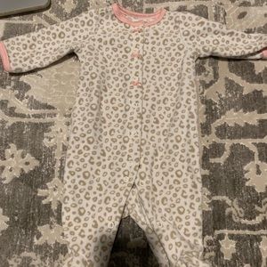 Cheetah baby sleeper